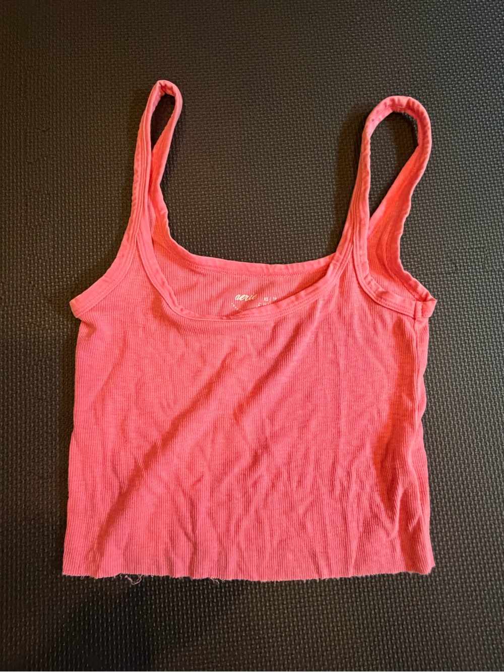 Aerie Pink Ribbed Tank Top – Women